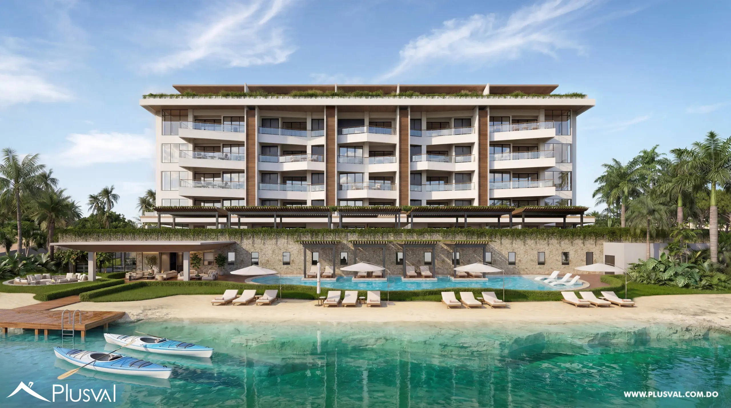 Apartamentos y Penthouses de Lujo en Cap Cana Frente al Lago Azul 508065