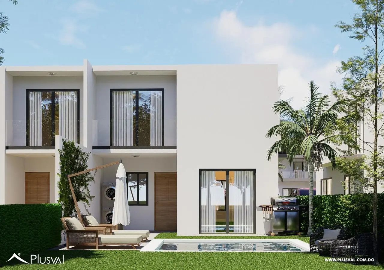Villas privadas de 3 habitaciones en Punta Cana 461806