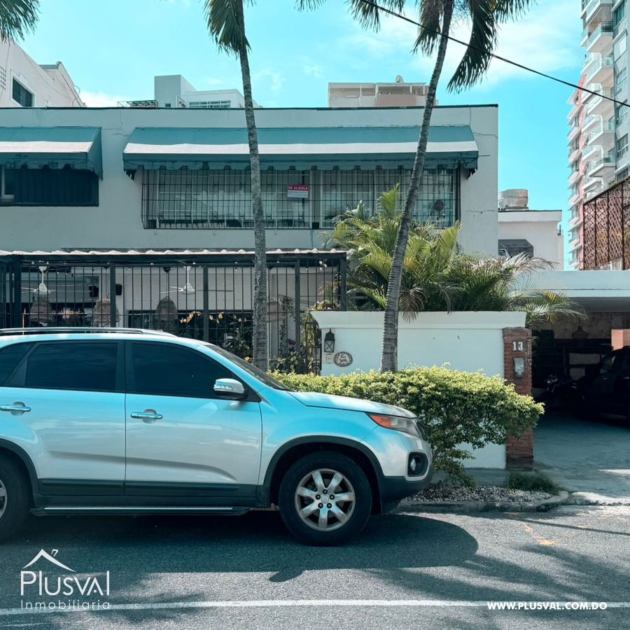 Local Comercial Amplio en Alquiler en Naco con Parqueos y Entrada Independiente 492061