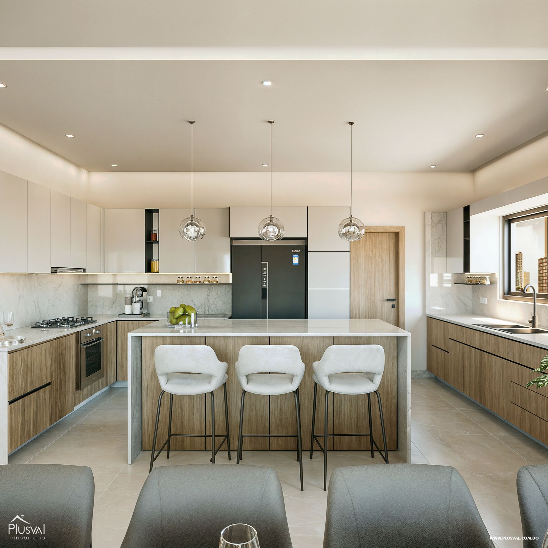 Apartamento de 3 habitaciones en Evaristo Morales 380495