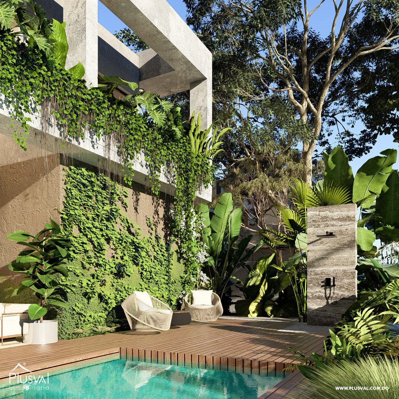Casa de lujo en venta en Punta Cana Village – 4 habitaciones con piscina y jacuzzi, piscina y jacuzzi 463960
