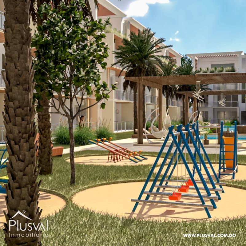 Proyecto de  Apartamentos con hermosas areas sociales, restaurant y spa en las Terrenas, Samaná. 206476