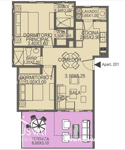 Venta, apartamento en Arroyo Hondo 231014