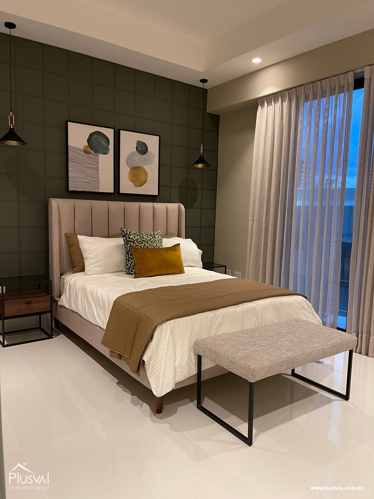 Apartamento de 1 habitación en alquiler + estudio amueblado en Piantini 289501