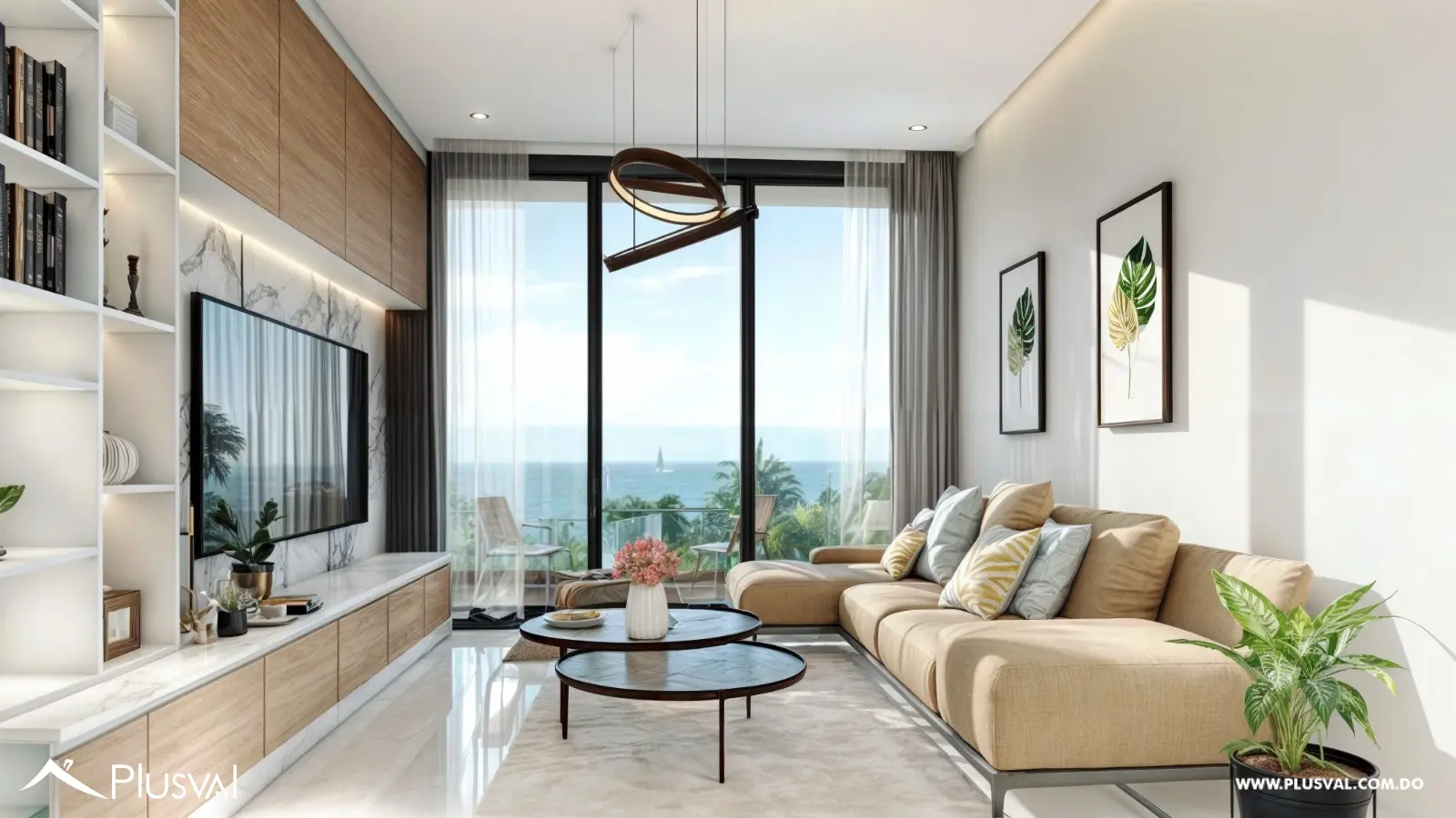 Torre de apartamentos de 1 y 2 habitaciones en ubicación estratégica en Juan Dolio. 501413