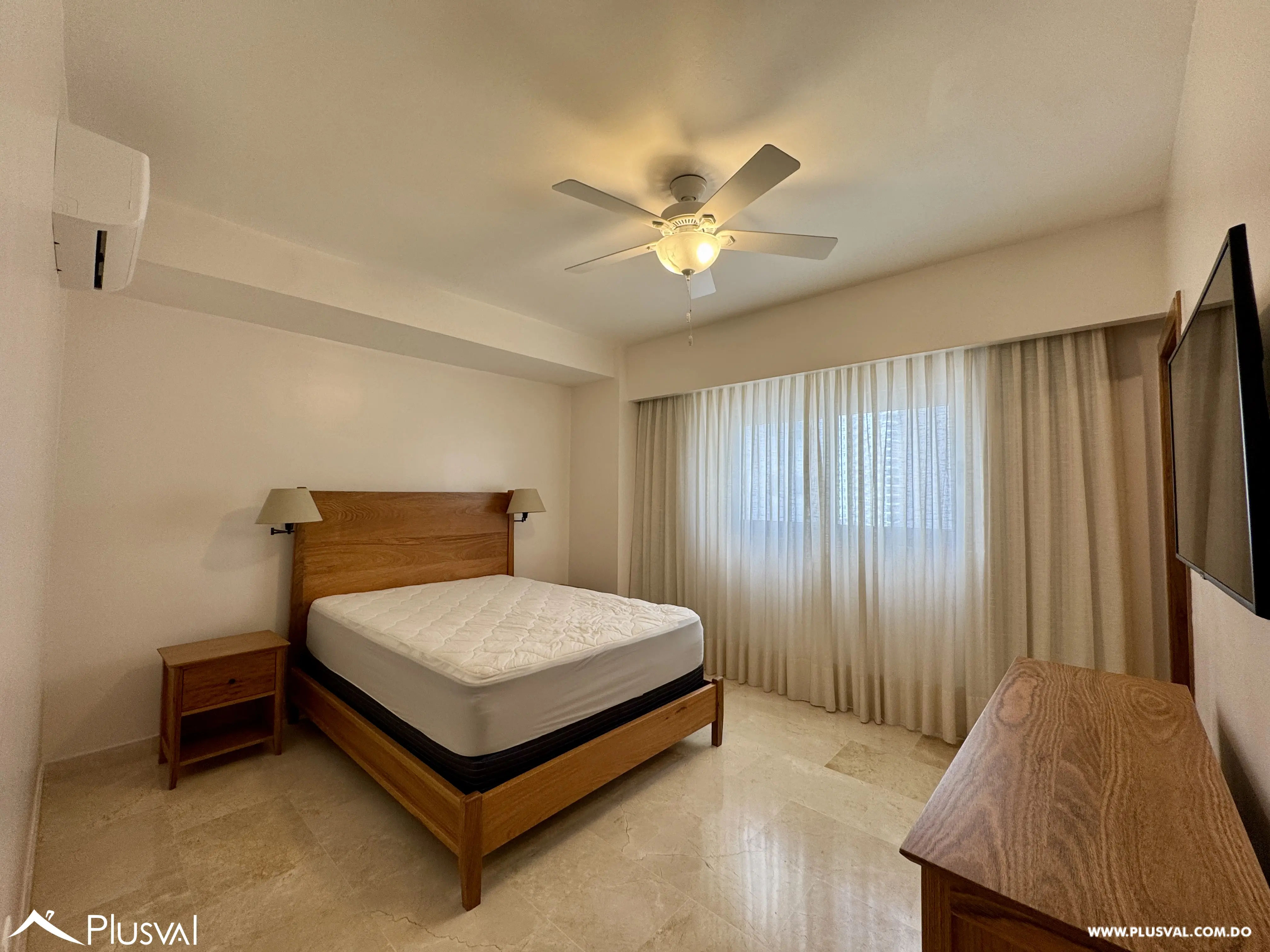 Apartamento de lujo amueblado en alquiler en Naco – 1 habitación y 2 parqueos 523666