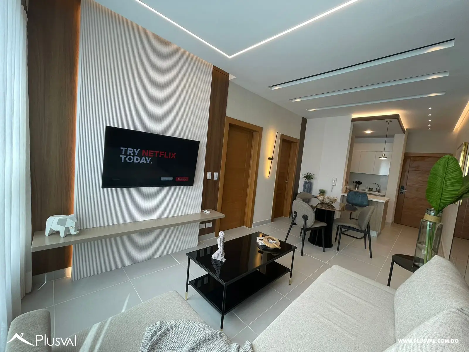 Apartamento en alquiler de 1 habitación amueblado en Evaristo Morales 495370