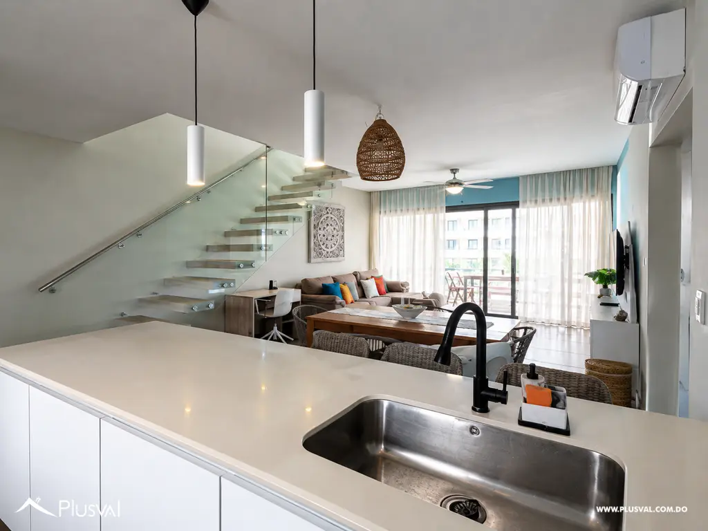 Venta de penthouse amueblado en Pool Garden de 2 Hab 532775