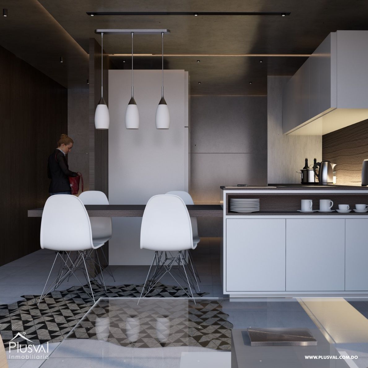Espectacular apartamento de 3 habitaciones con balcón panorámico y 3 parqueos en Anacaona 360039