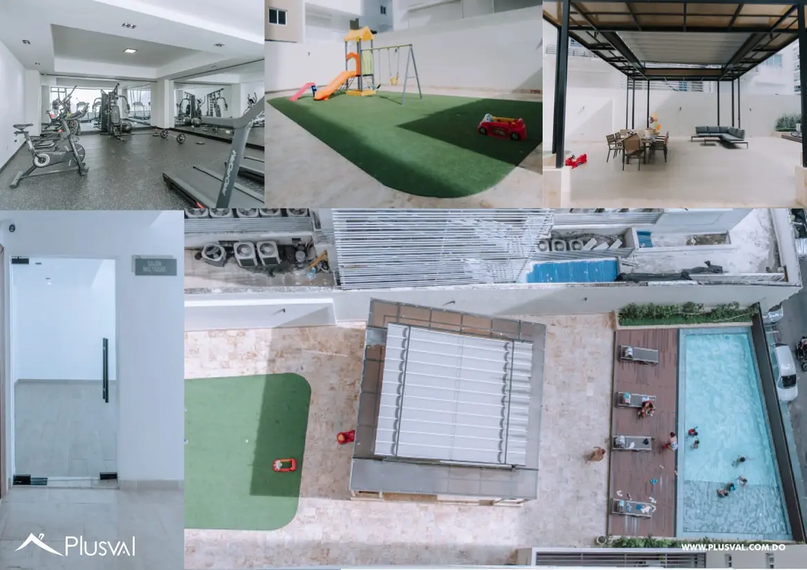 Apartamento en alquiler de 1 hab + estudio en Naco 533098