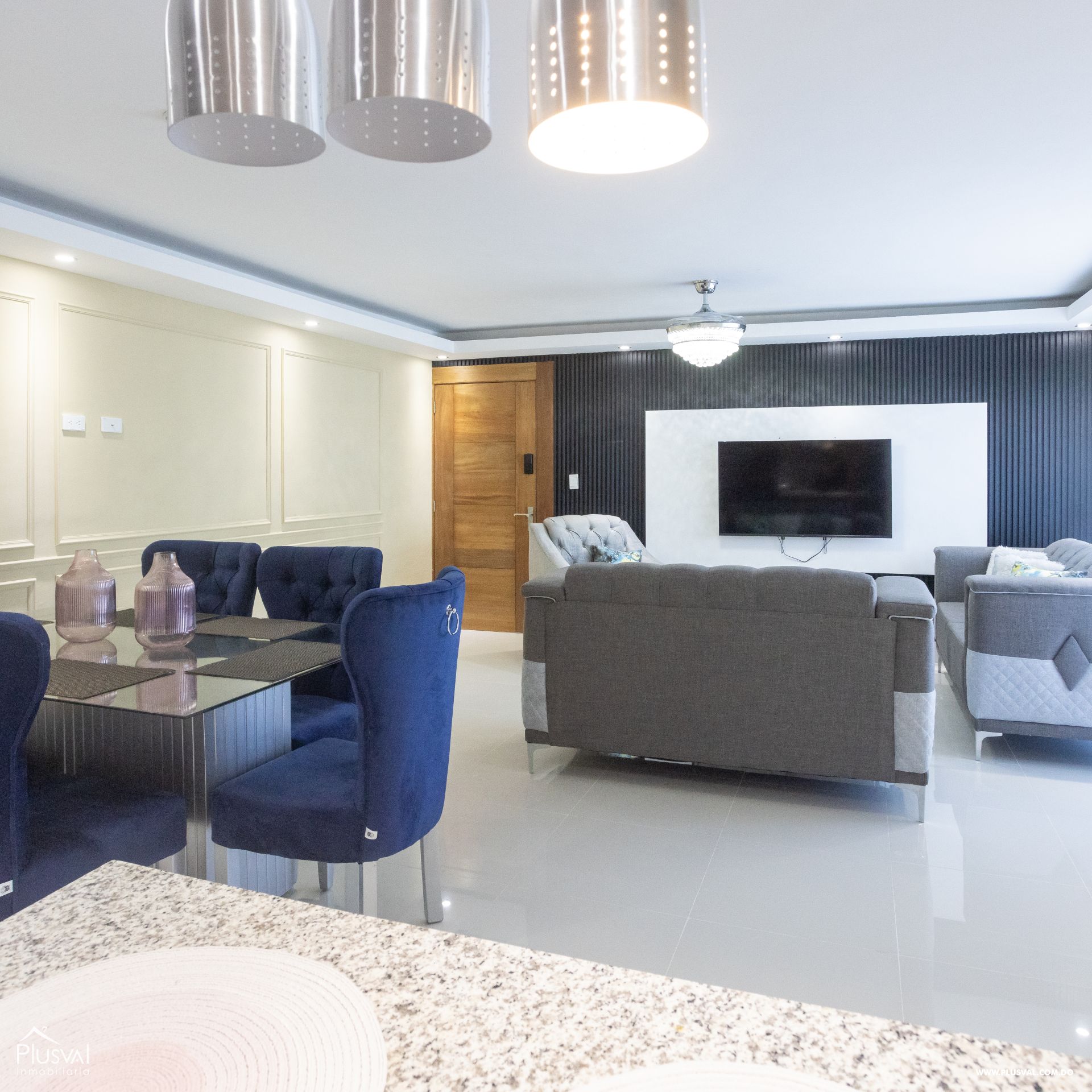 Hermoso y amplio apartamento totalmente amueblado. 355015