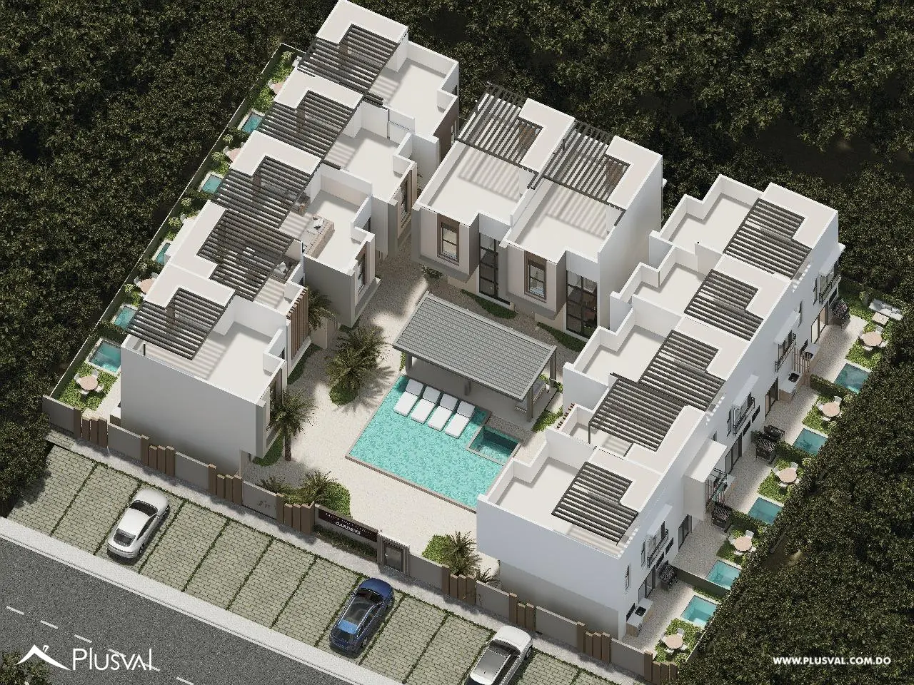 Luna Valentina Punta Cana | Townhouses Loft de 1 y 2 Habitaciones con Jacuzzi y Rooftop 531443