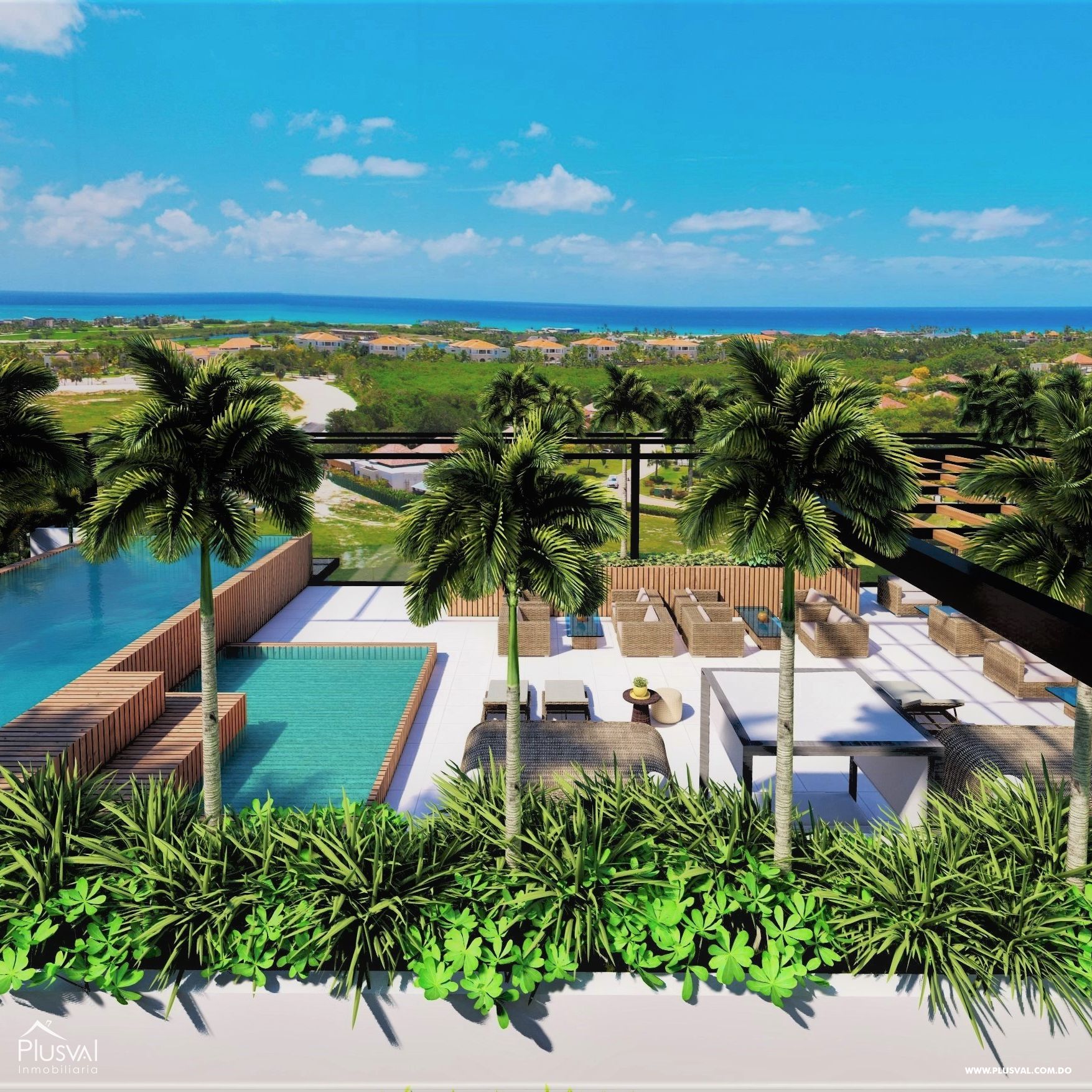 Venta de apartamento en Cap Cana 2 habitaciones + servicio 215751