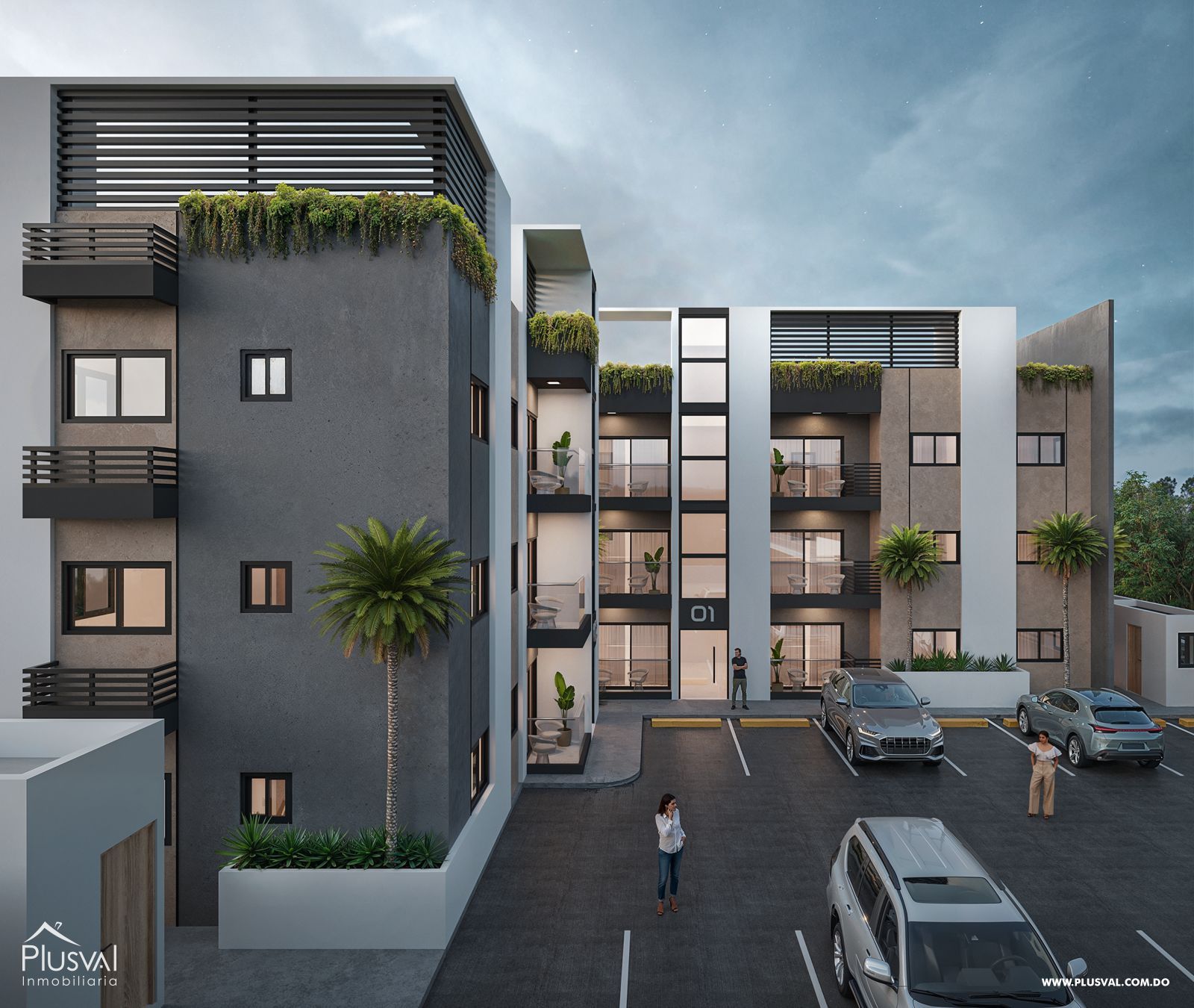 Apartamentos frente el área verde, Don Pedro, La Vega. 409009
