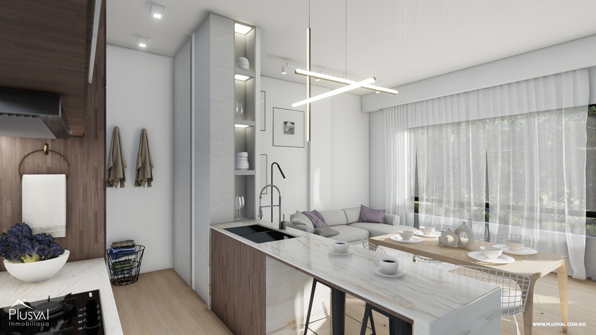 Apartamentos con diseño moderno y exclusivo de 2 habitaciones ubicados en Punta Cana 375457