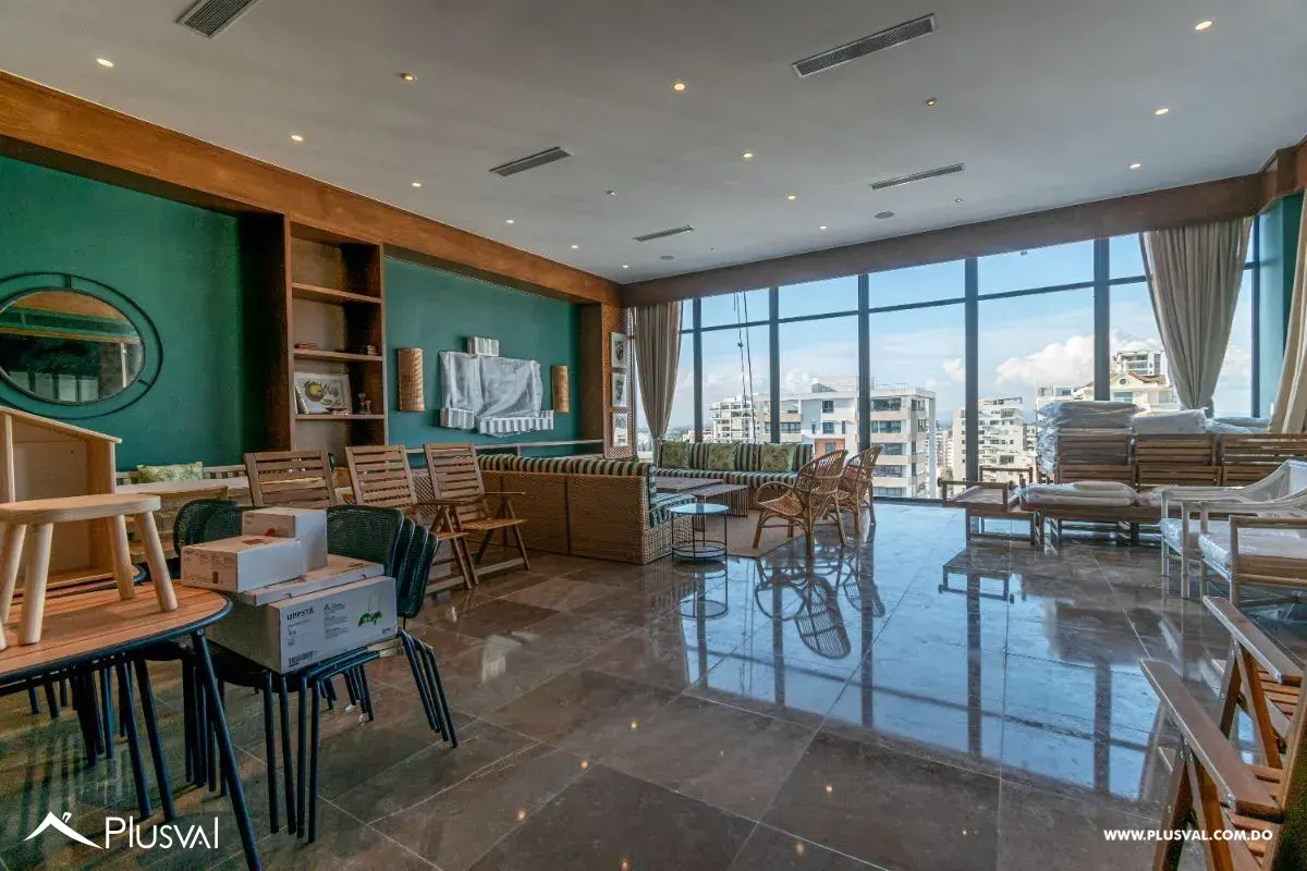 Se Alquila apartamento de piso alto en Piantini 458081