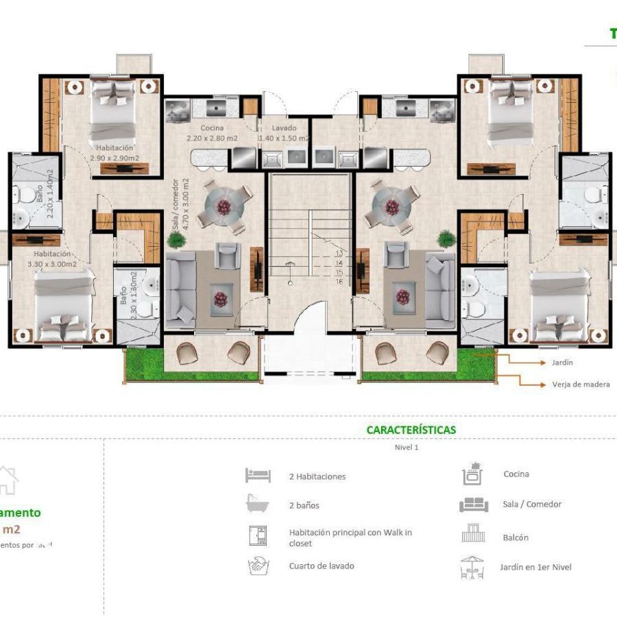Apartamentos en la Jacobo Majluta con excelente área social 173632