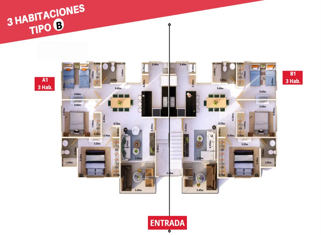 Apartamento de  2 Habitaciones en Bavaro con múltiples amenidades 524382