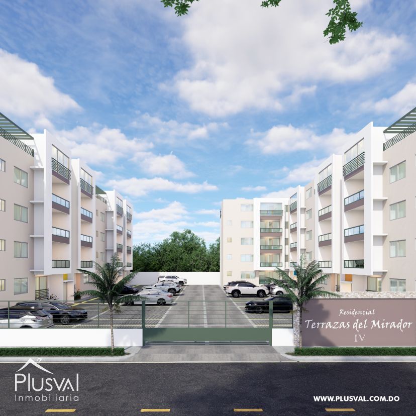 Apartamentos con Terraza en Venta 4 habitaciones 3 y 4 baños Santo Domingo Este 353177