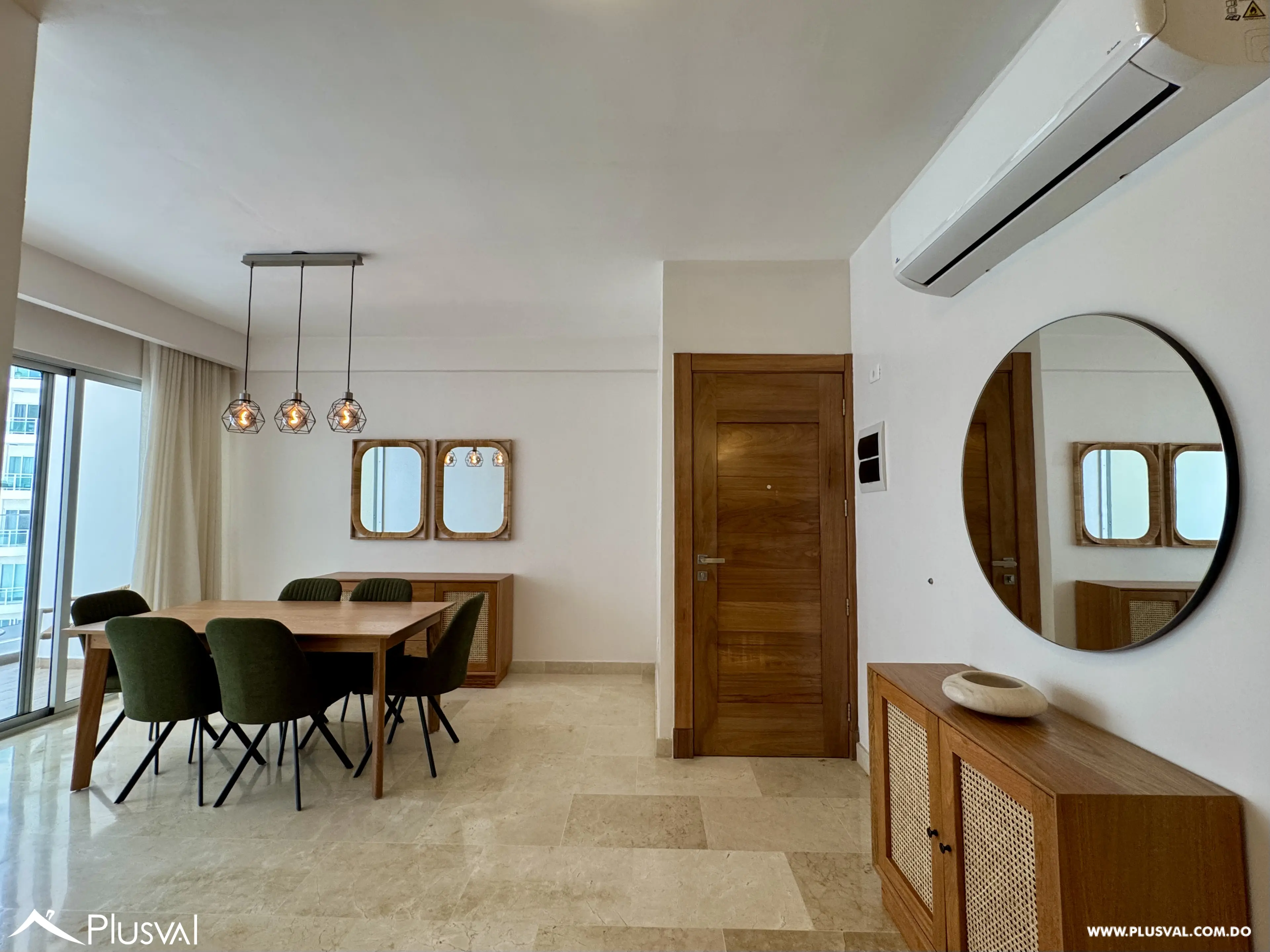 Apartamento de lujo amueblado en alquiler en Naco – 1 habitación y 2 parqueos 523661