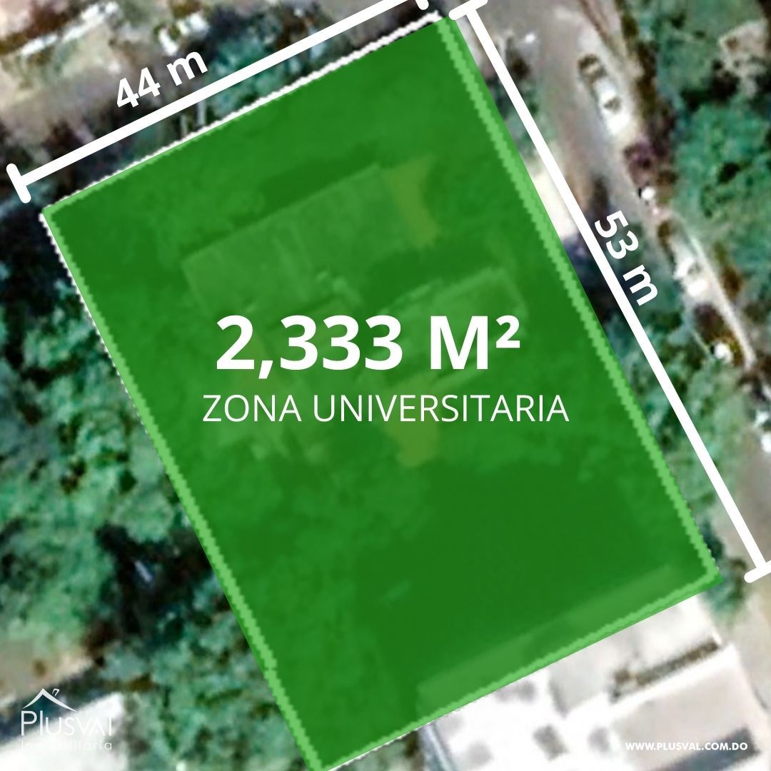 Solar en venta en la Zona Universitaria 324060