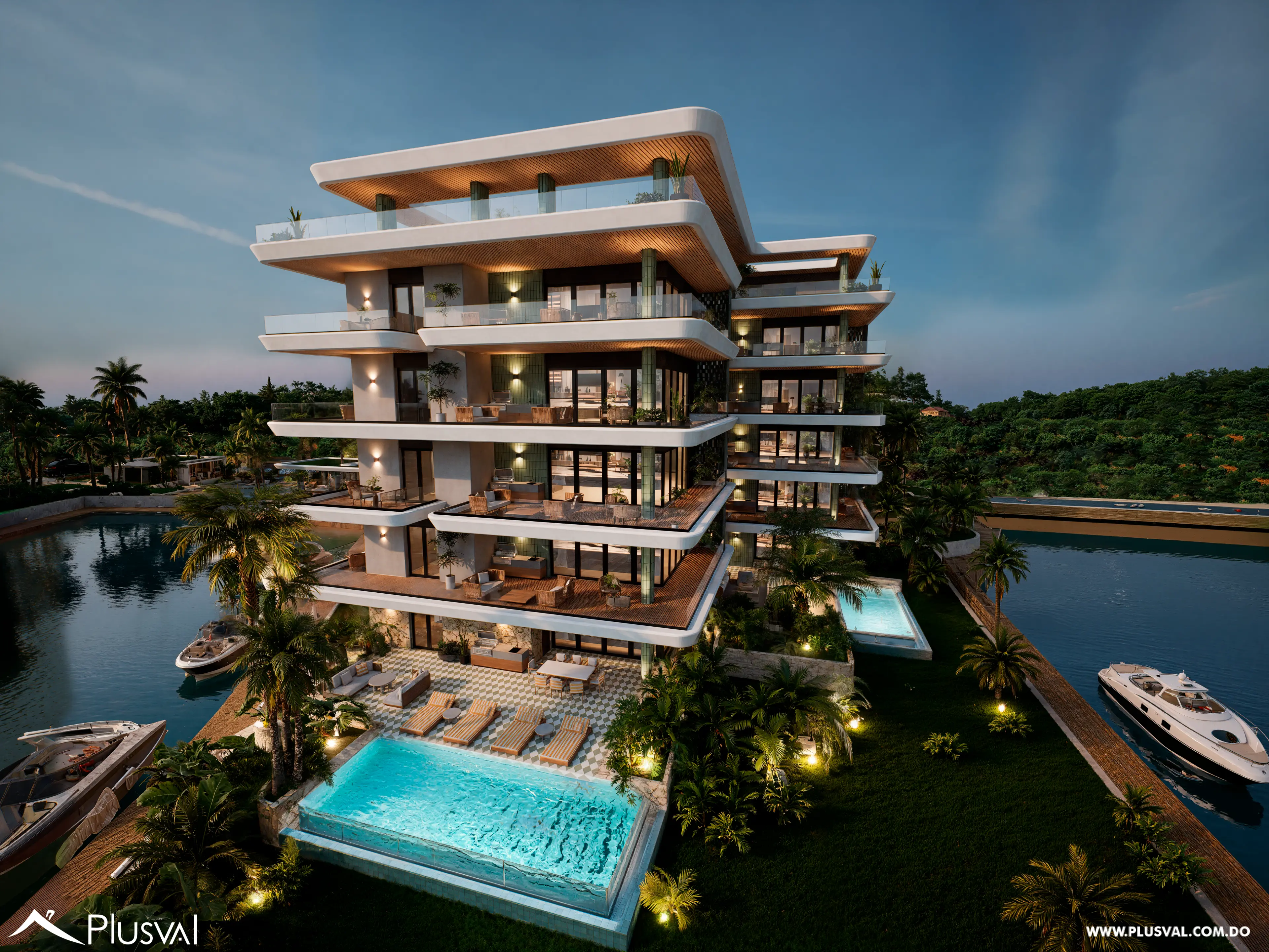 Apartamentos con Playa Pivada en Ocean Lake Cap Cana 503583