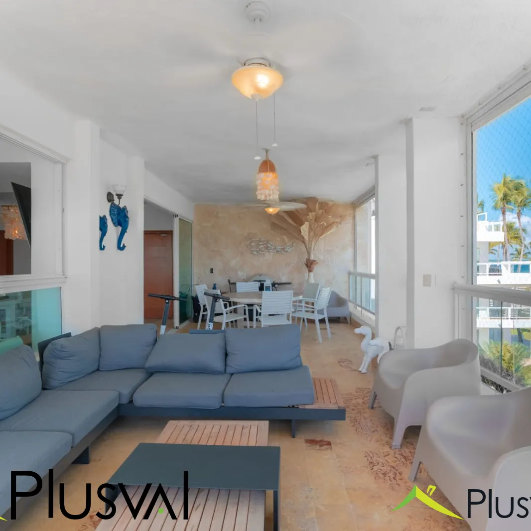 HERMOSO APARTAMENTO FRENTE AL MAR , EN PLAYA NUEVA ROMANA 442584