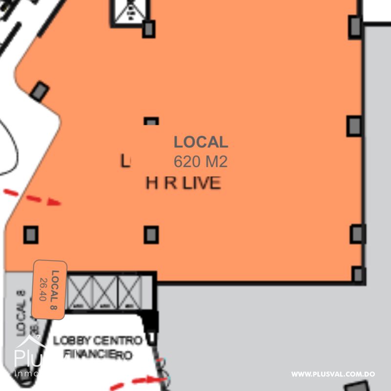Local comercial primer nivel en alquiler Naco 408587