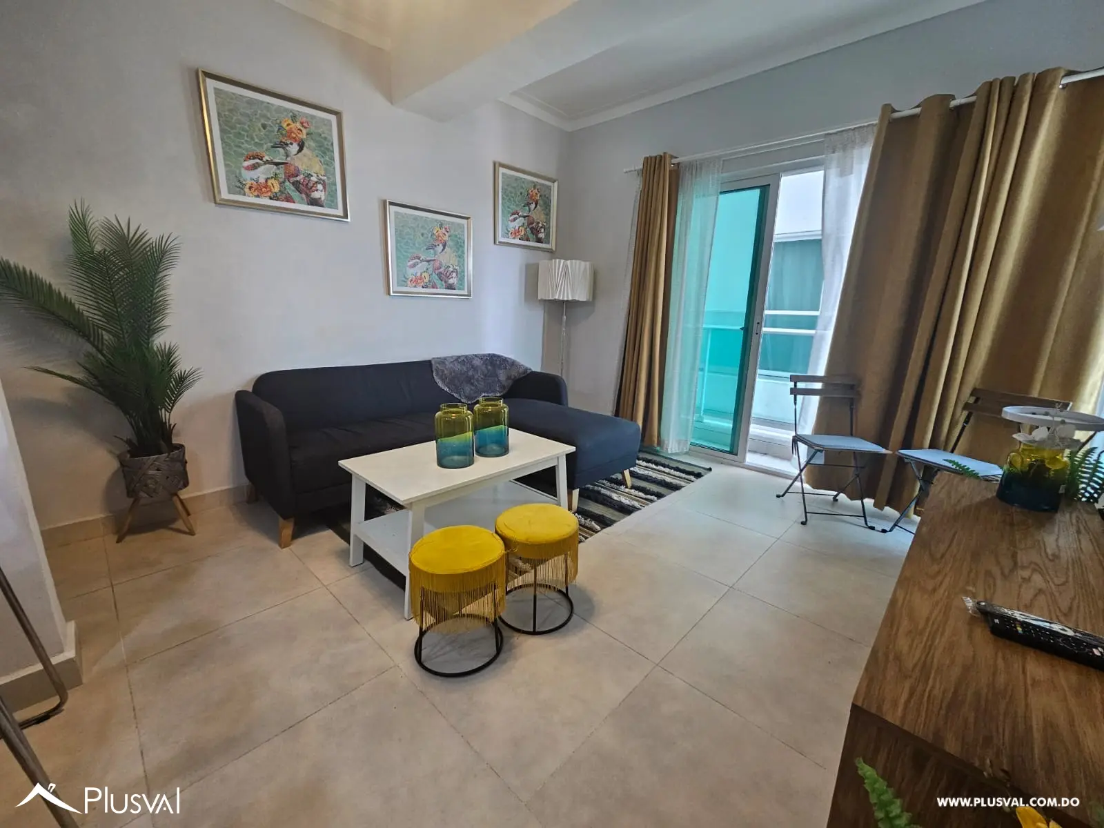 Apartamento Amueblado de 1 Hab en Alquiler 525289