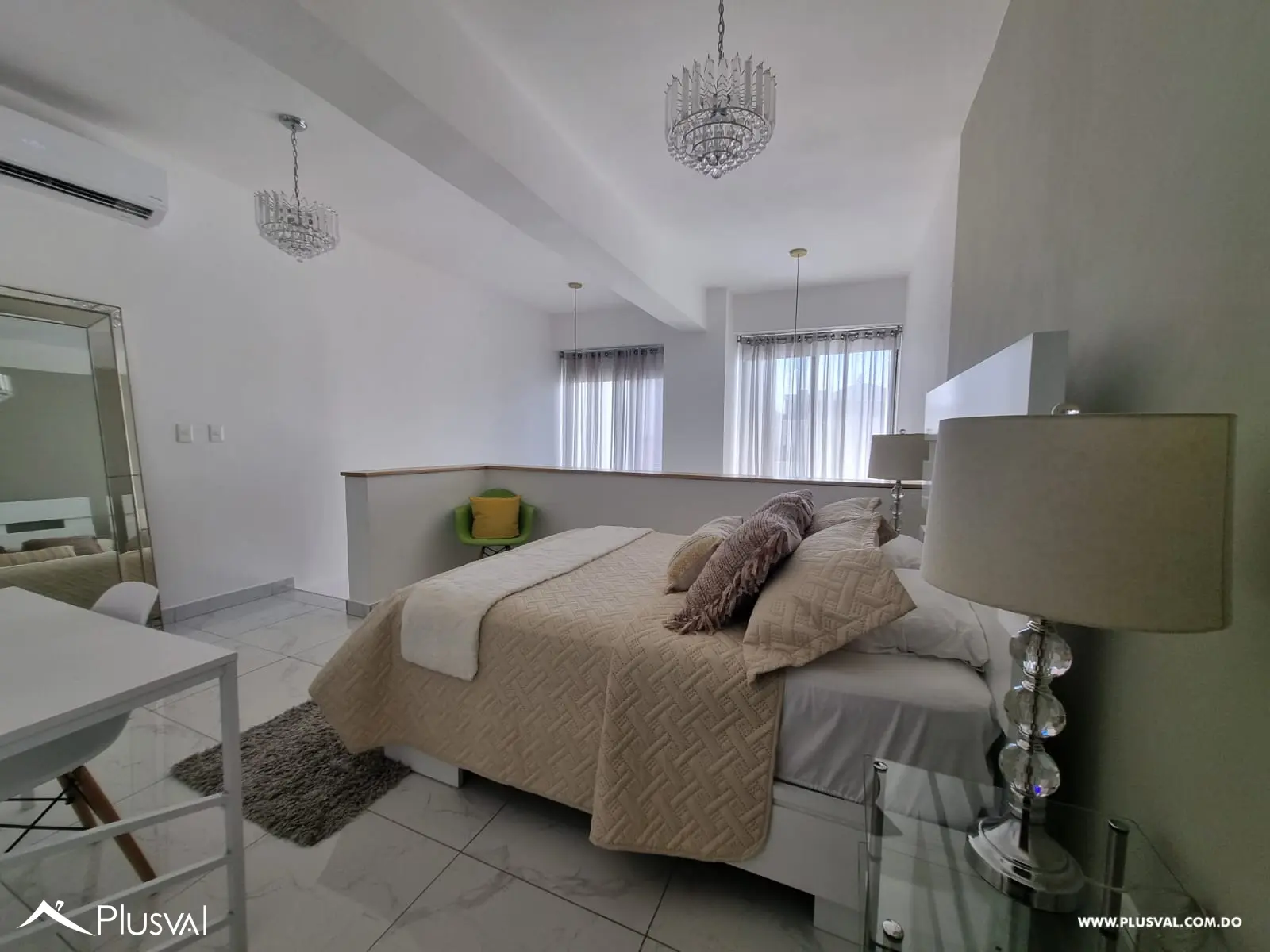 Apartamento de 1 habitacion amueblado en alquiler en Evaristo  Morales 509605