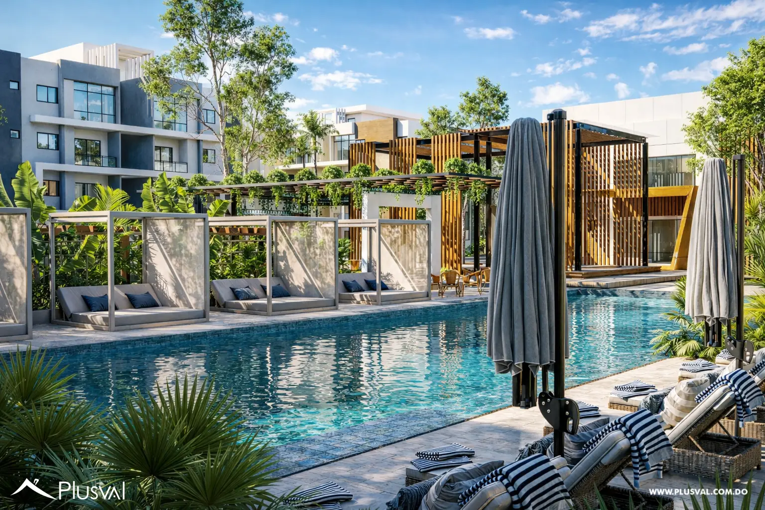 CANEY ORIENTAL: Apartamentos de 4to. nivel con área de terraza privada 497234