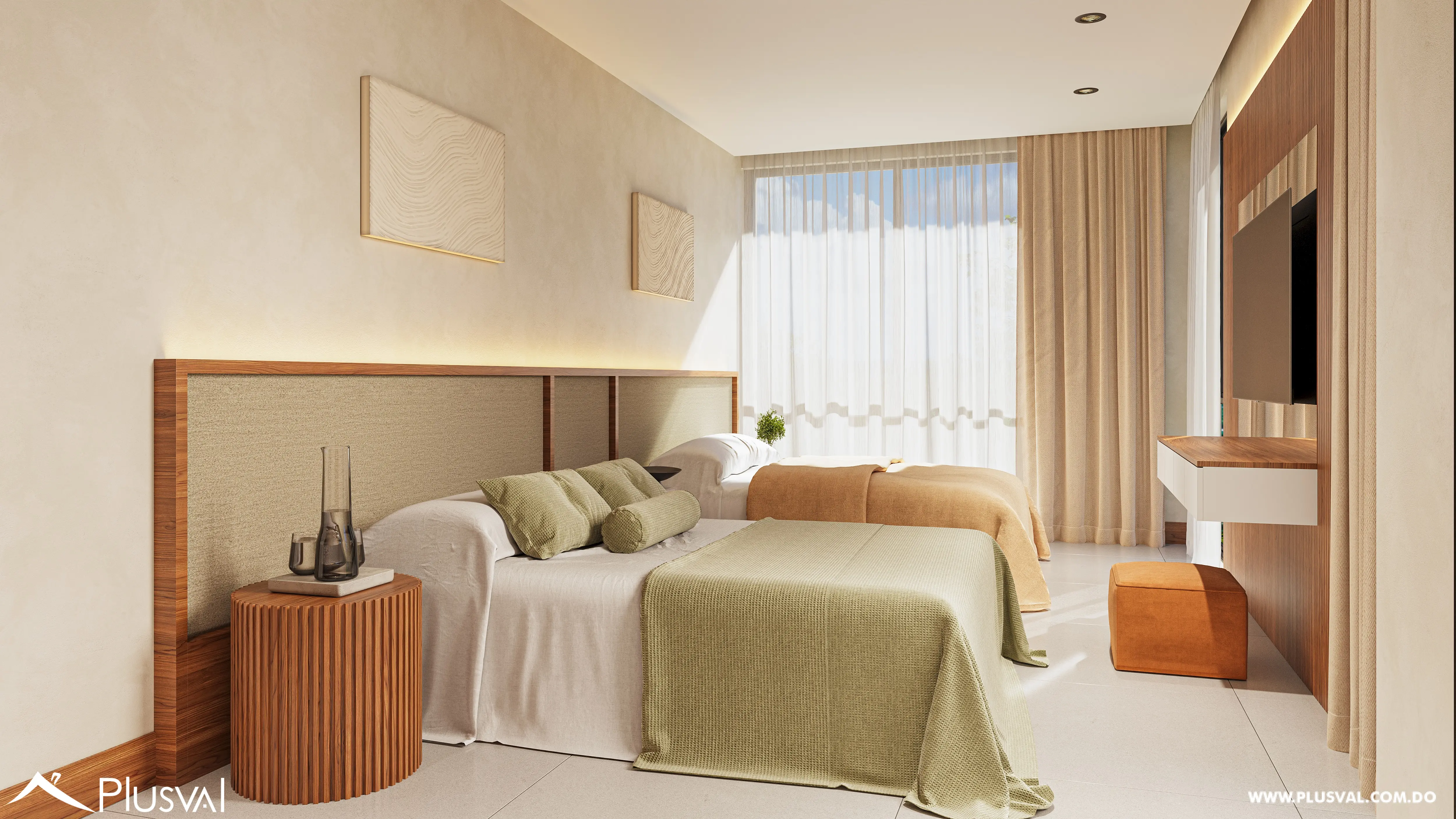 Villas en plano de 4 habitaciones en Cap Cana Punta Cana 478990