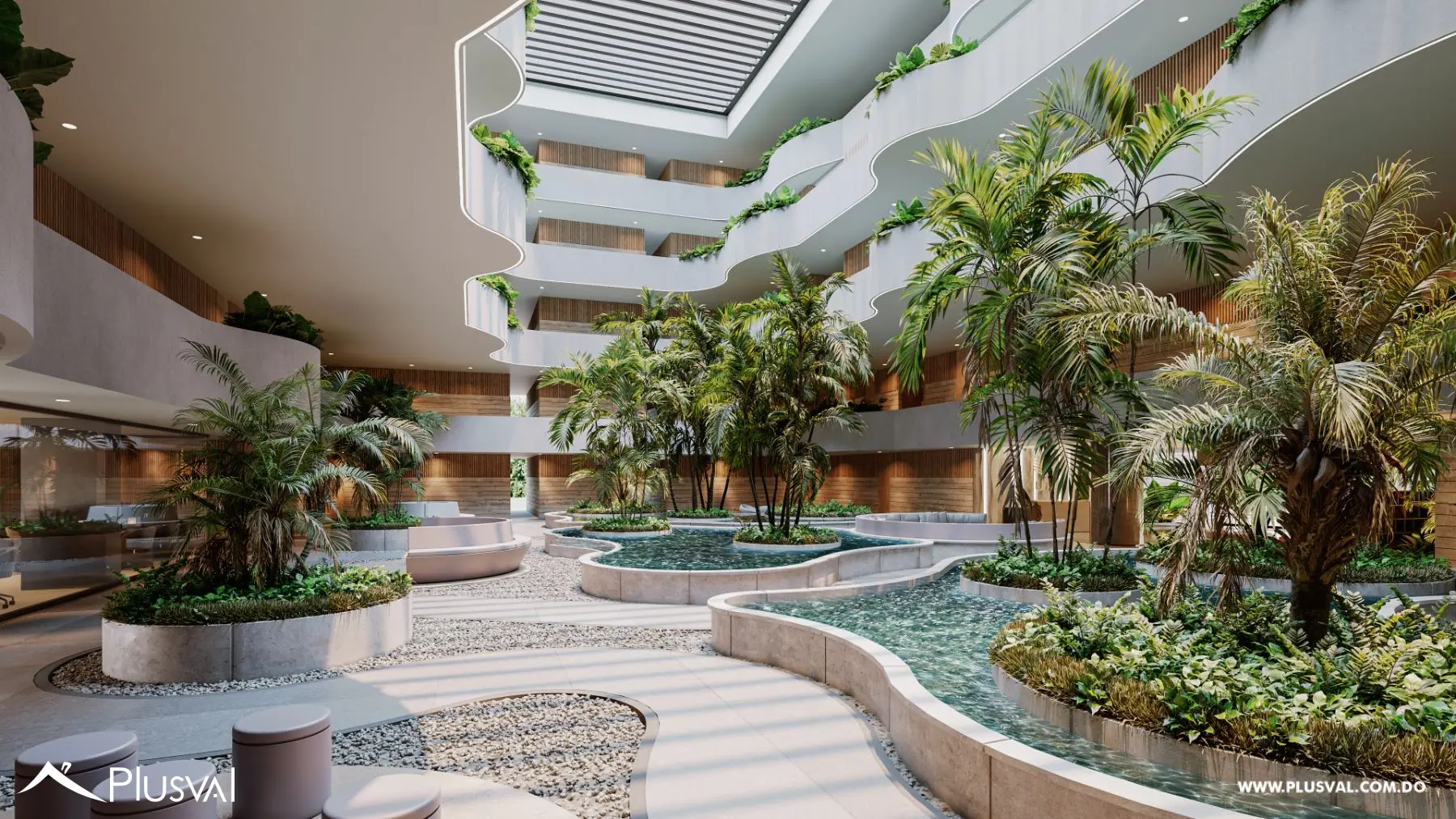 Elegante Apartamento de 2H + Servicio en Cap Cana con Vista al Lago. Moari by Hermida 531496