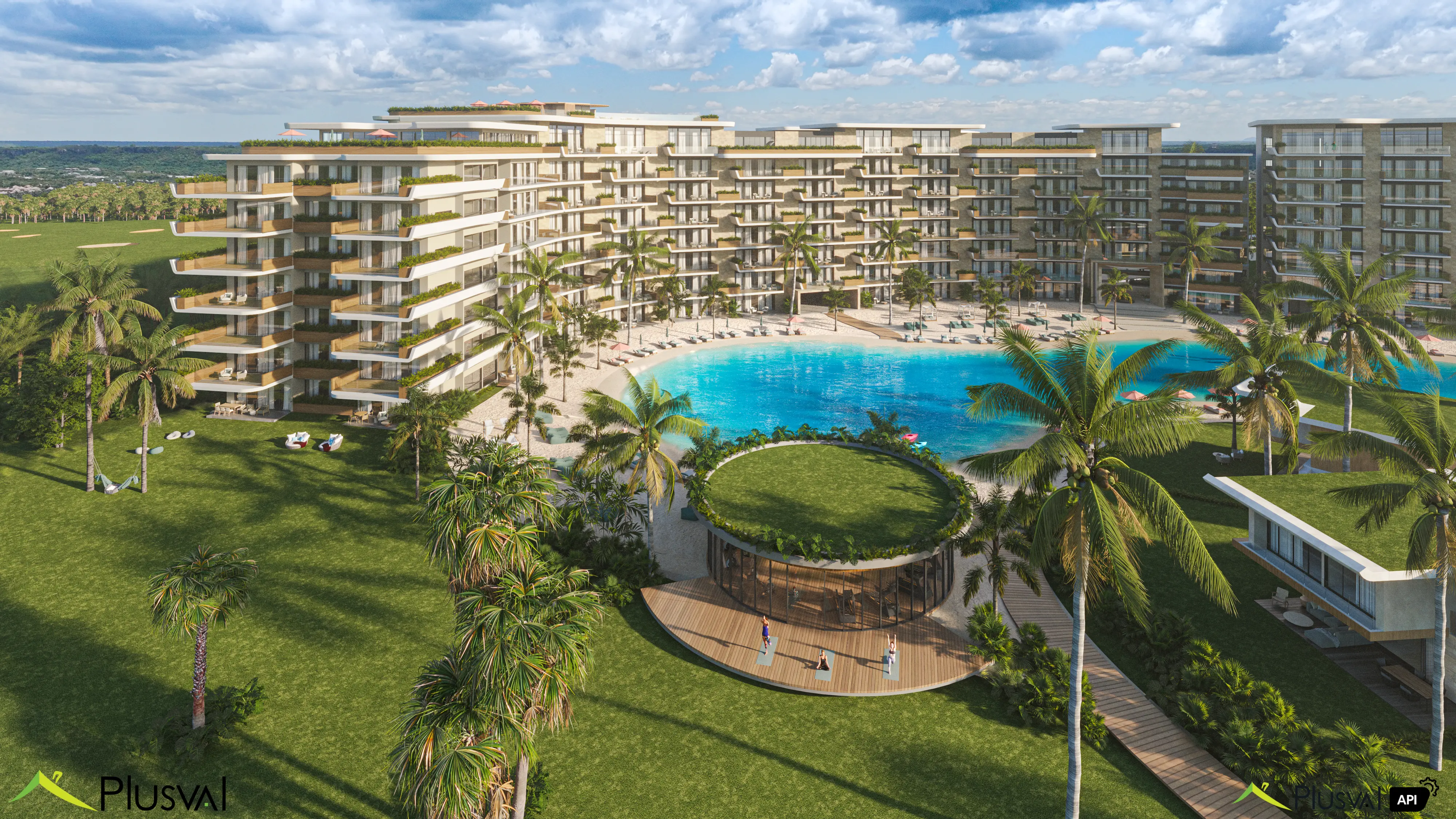 Exclusivo proyecto de apartamentos, villas y un apartahotel de lujo en Cap Cana Punta Cana con vista al mar, playa y golf 447088