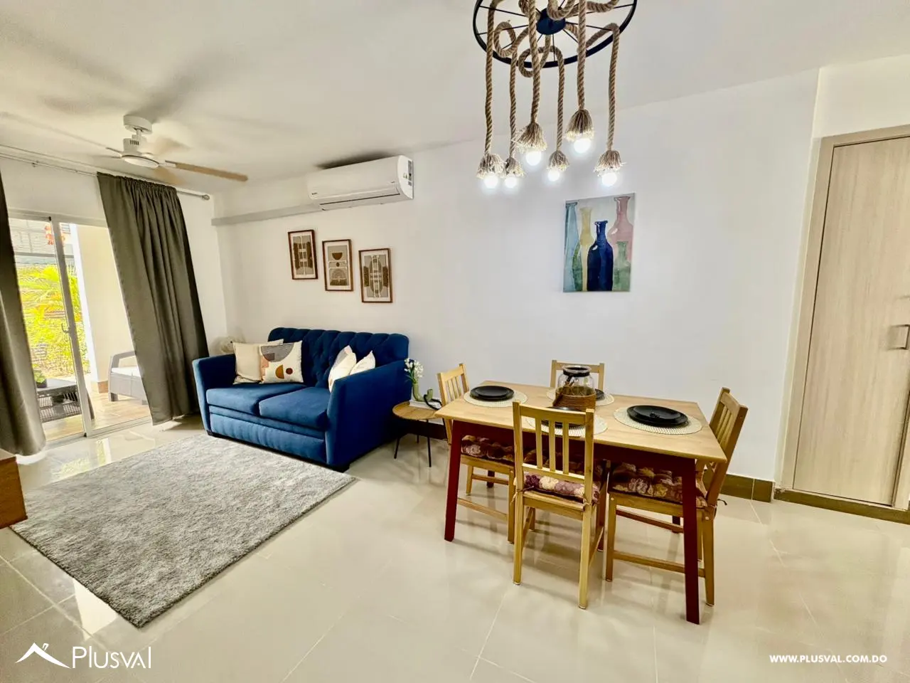 Apartamento en alquiler – Primer nivel con patio y acceso directo a la piscina | Canas del Este, Bávaro 512534
