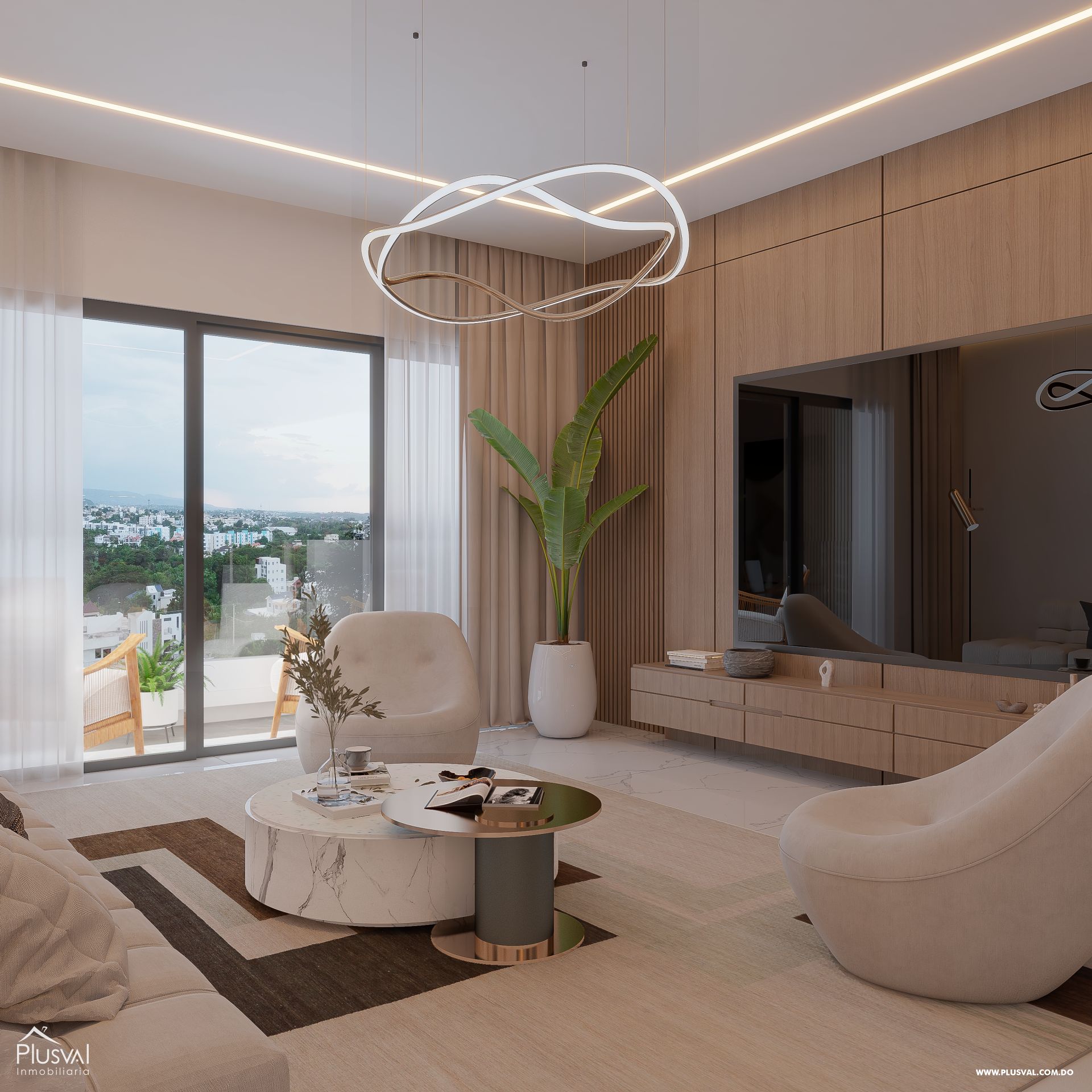 LIVING GOLDEN Amplio apartamentos en construcción con vistas panorámicas de 360 grados de la ciudad y sus alrededores. 337961