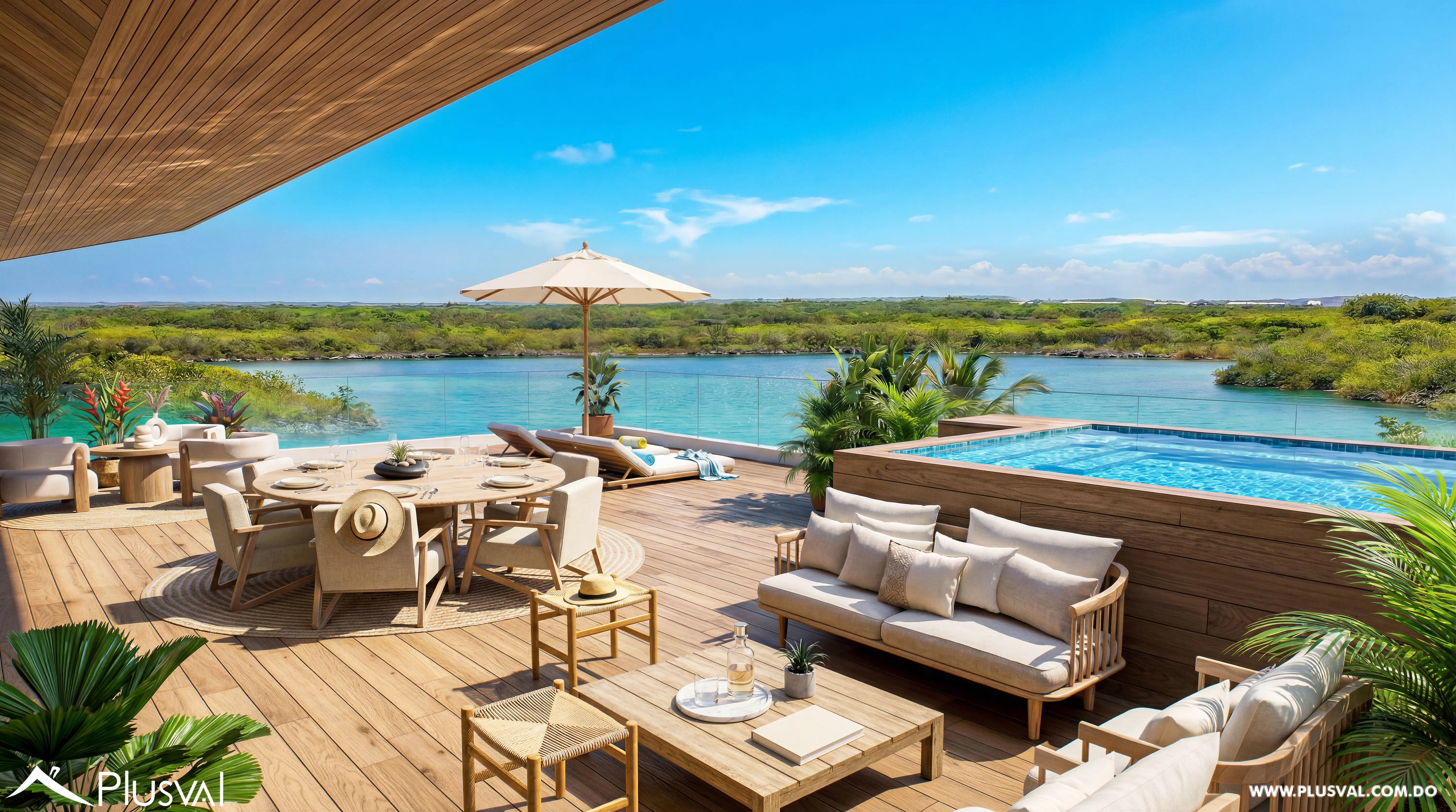 Apartamentos y Penthouses de Lujo en Cap Cana Frente al Lago Azul 508064