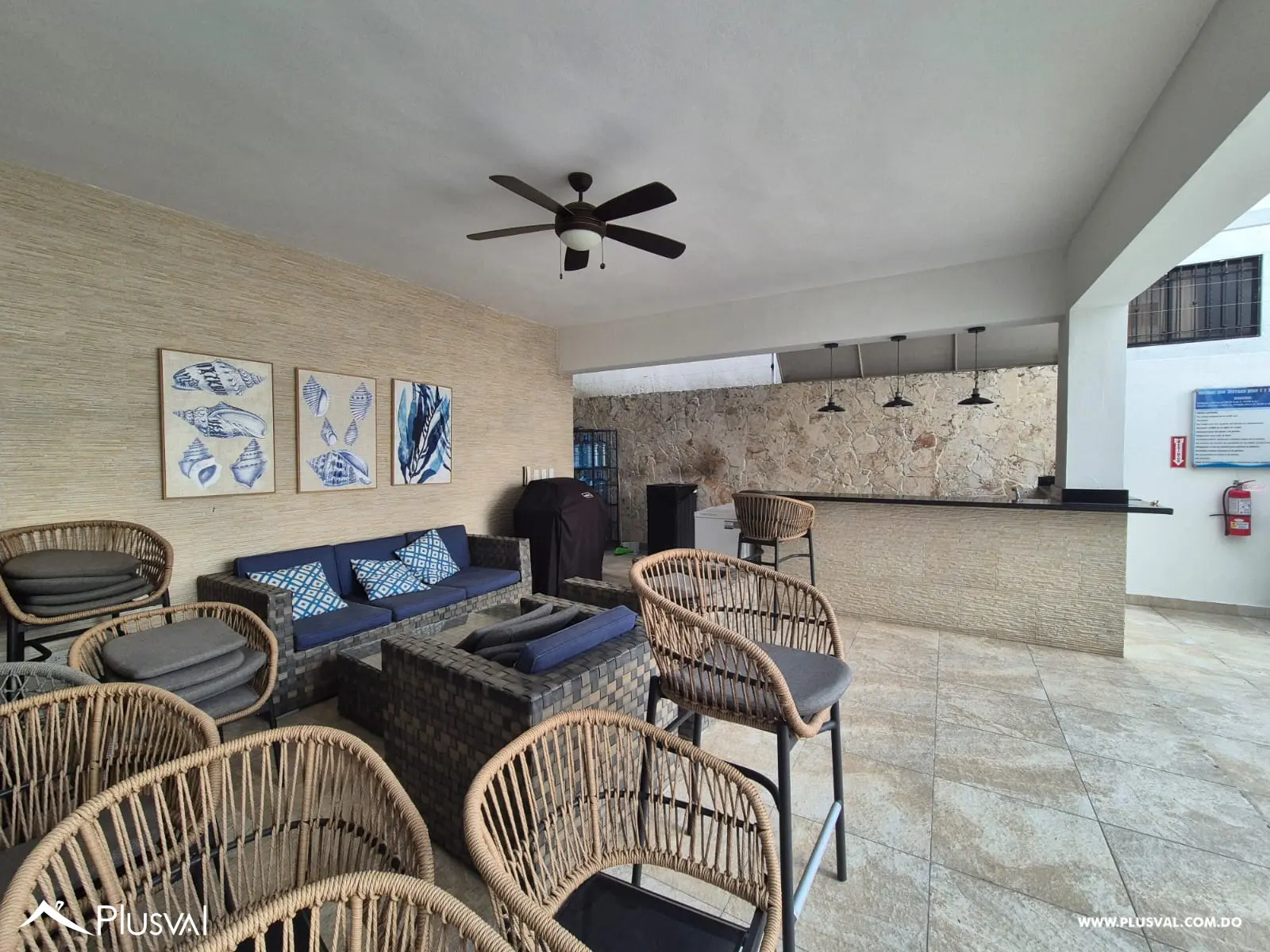 Hermoso apartamento en alquiler amueblado en Evaristo Morales 529267