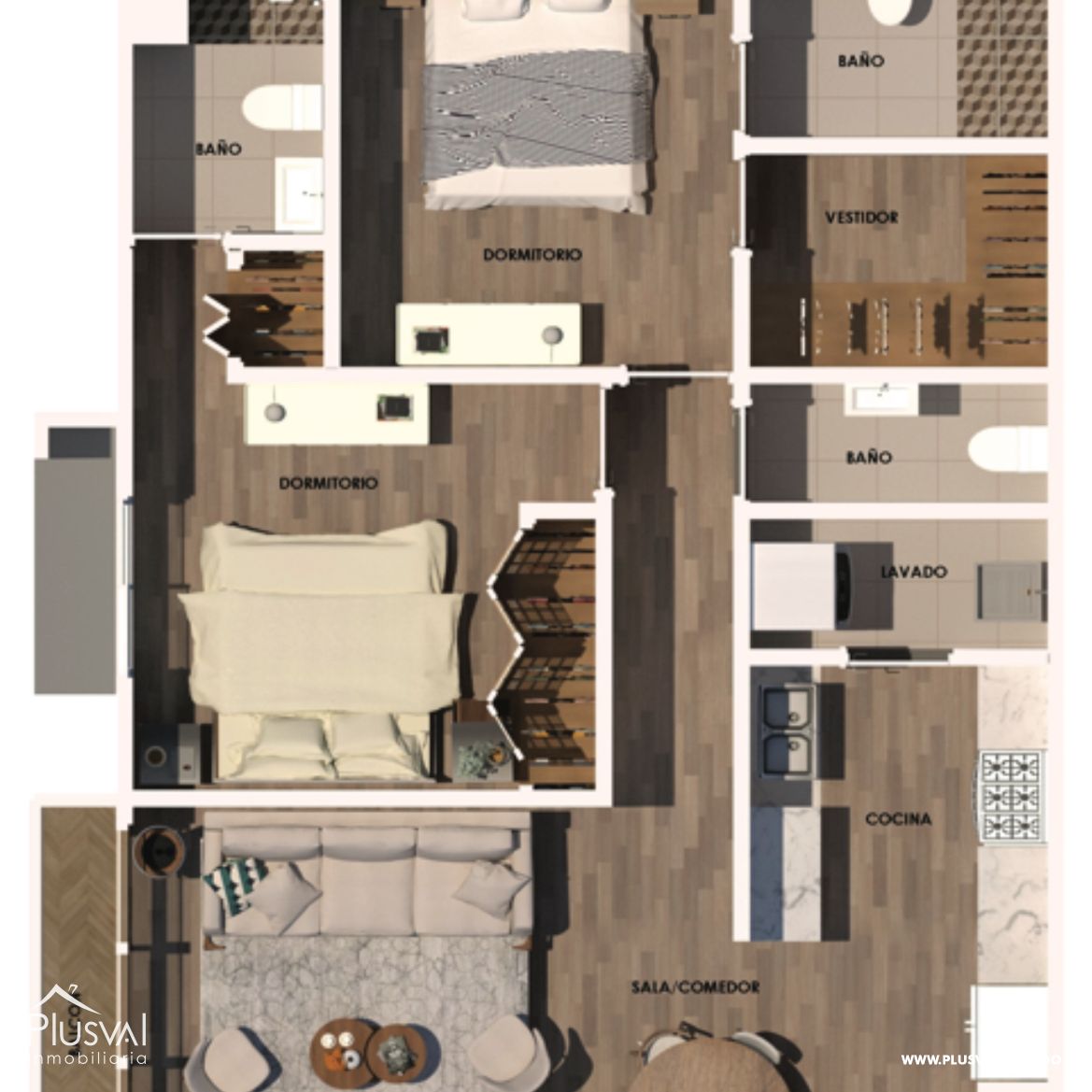 Apartamentos en venta nuevos a estrenar en Zona Universitaria. 436551