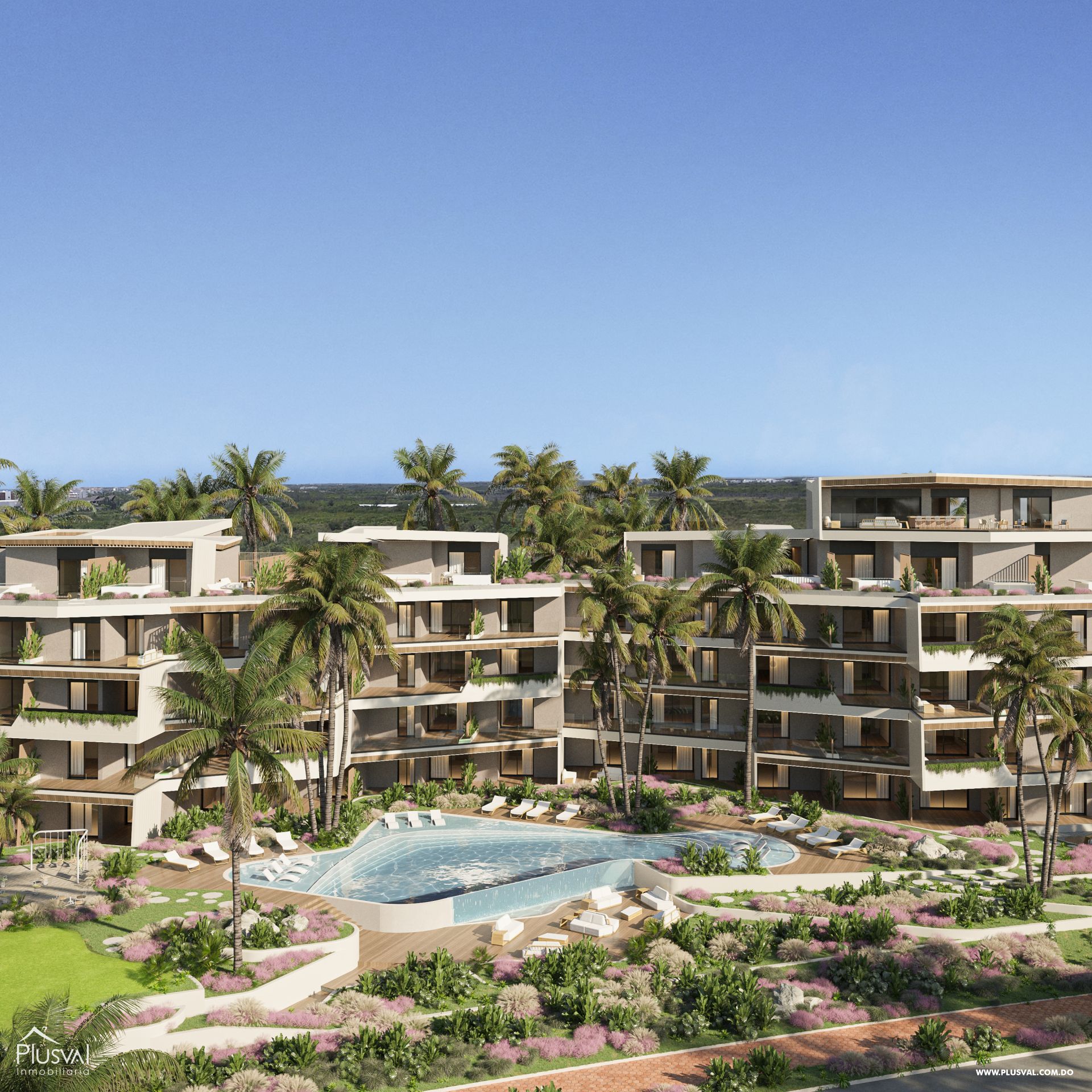 Proyecto de apartamentos de lujo en venta frente al campo de golf Las Iguanas 412294