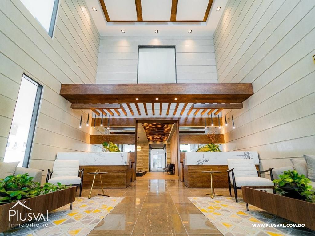 Apartamento de 1 habitación en alquiler + estudio amueblado en Piantini 289478