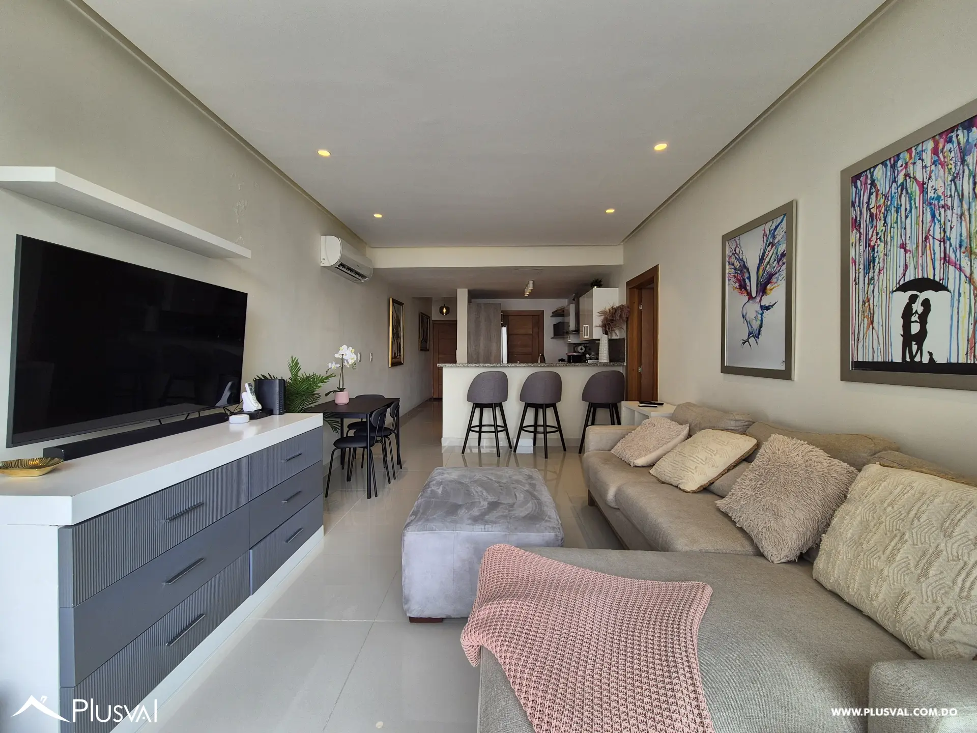 Apartamento en alquiler amueblado en Evaristo Morales 470318