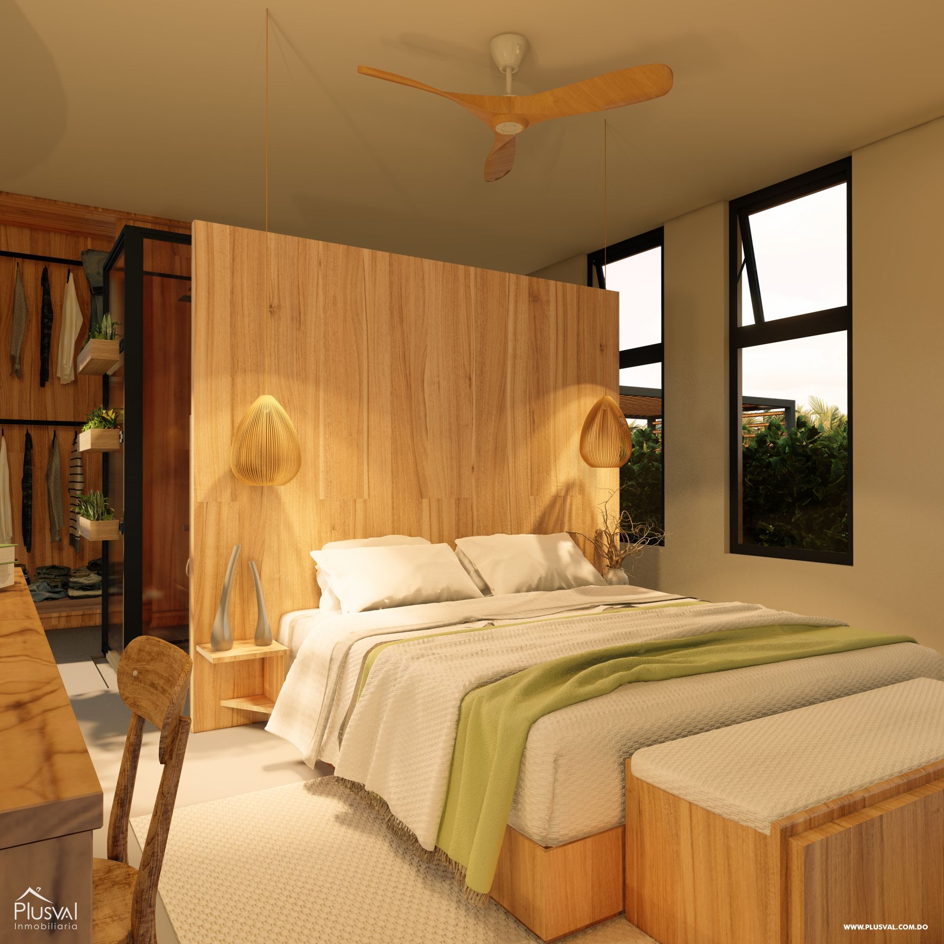Villas en Bávaro, amplios metrajes de solar, una distribución integradas con la naturaleza. 348691