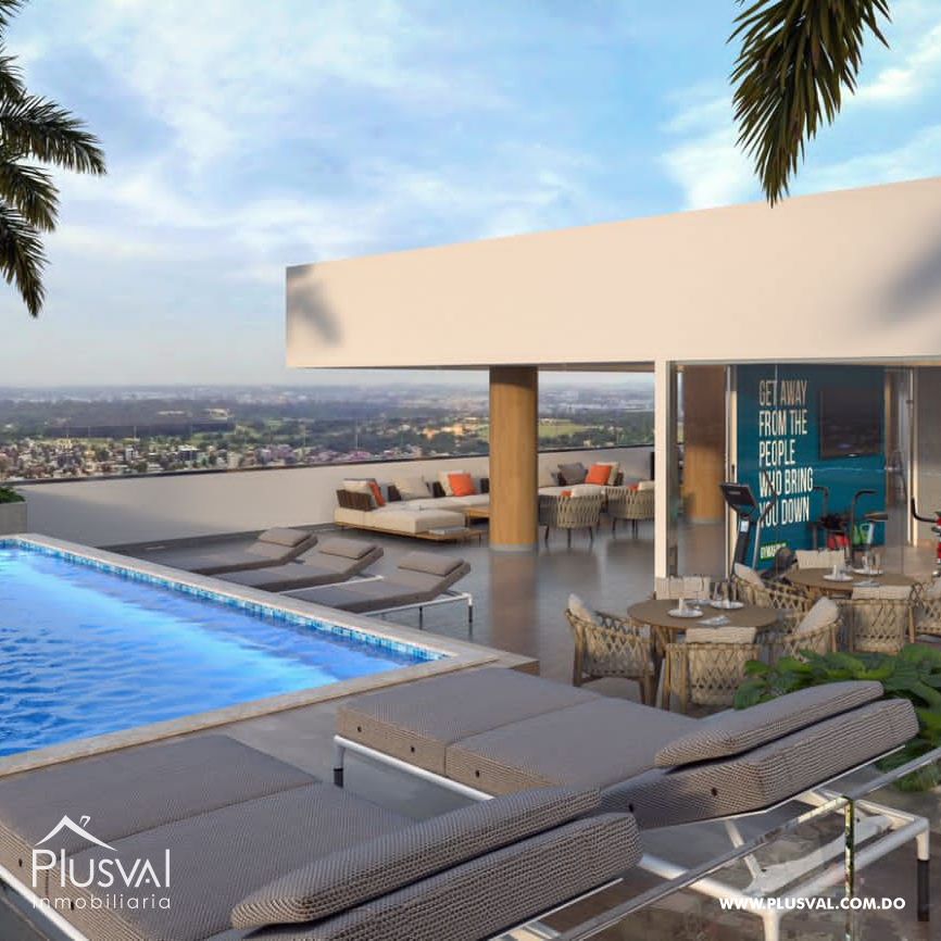 Apartamento en venta en Evaristo, una habitación y dos baños completos. 276591
