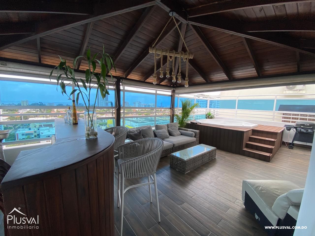 Penthouse amueblado en alquiler en Bella Vista Sur 431070