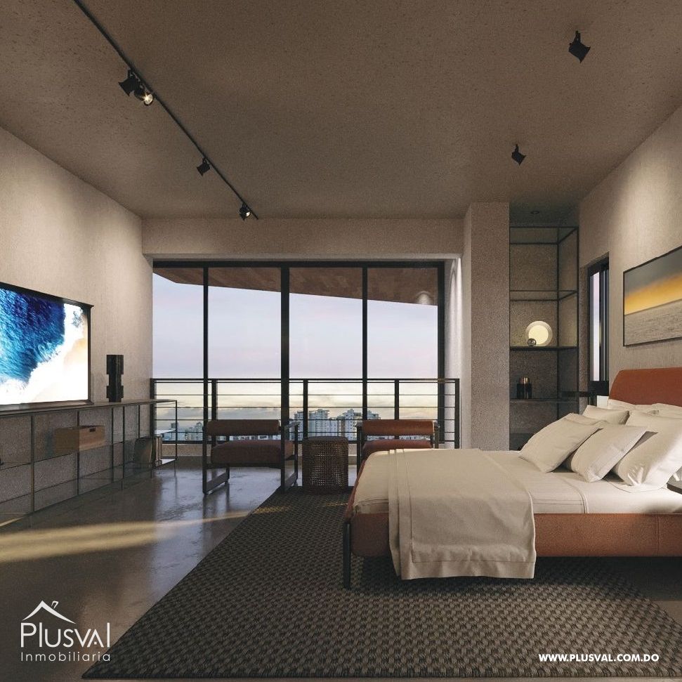Apartamento en Planos Tipo Loft, en El Vergel. 1 Habitacion con su baño y wc's, 2 Balcones 263049