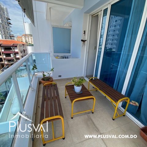 Apartamento amueblado en alquiler de una habitación en Naco 421394