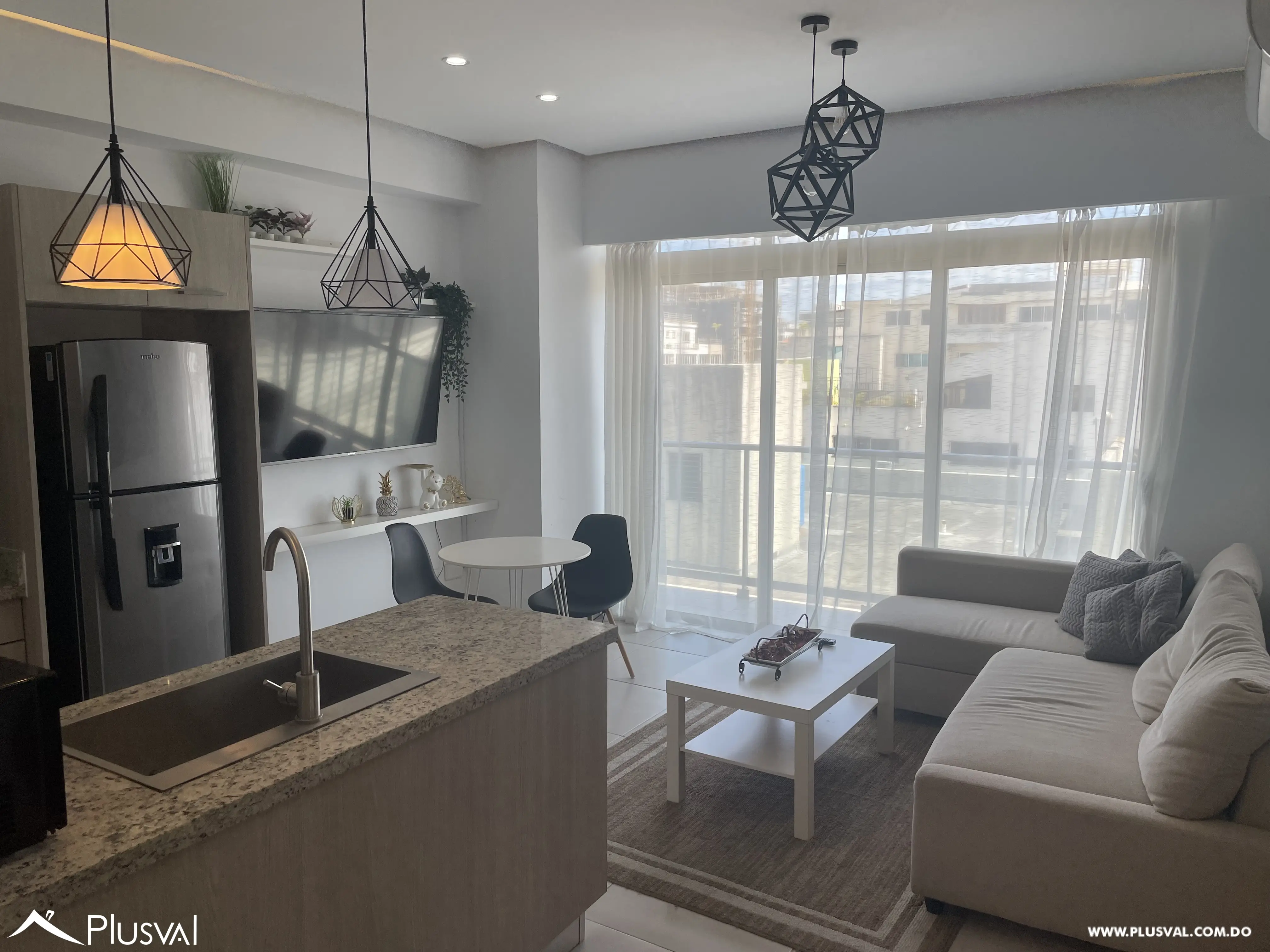 Apartamento Amueblado Moderno de 1 Hab. Centrico. en NACO 501975