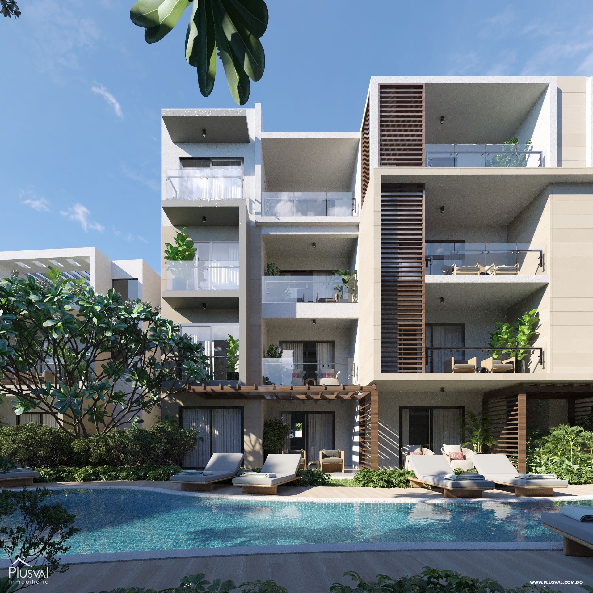 TownHouse y Apartamentos en Bávaro con vista a la piscina 185534
