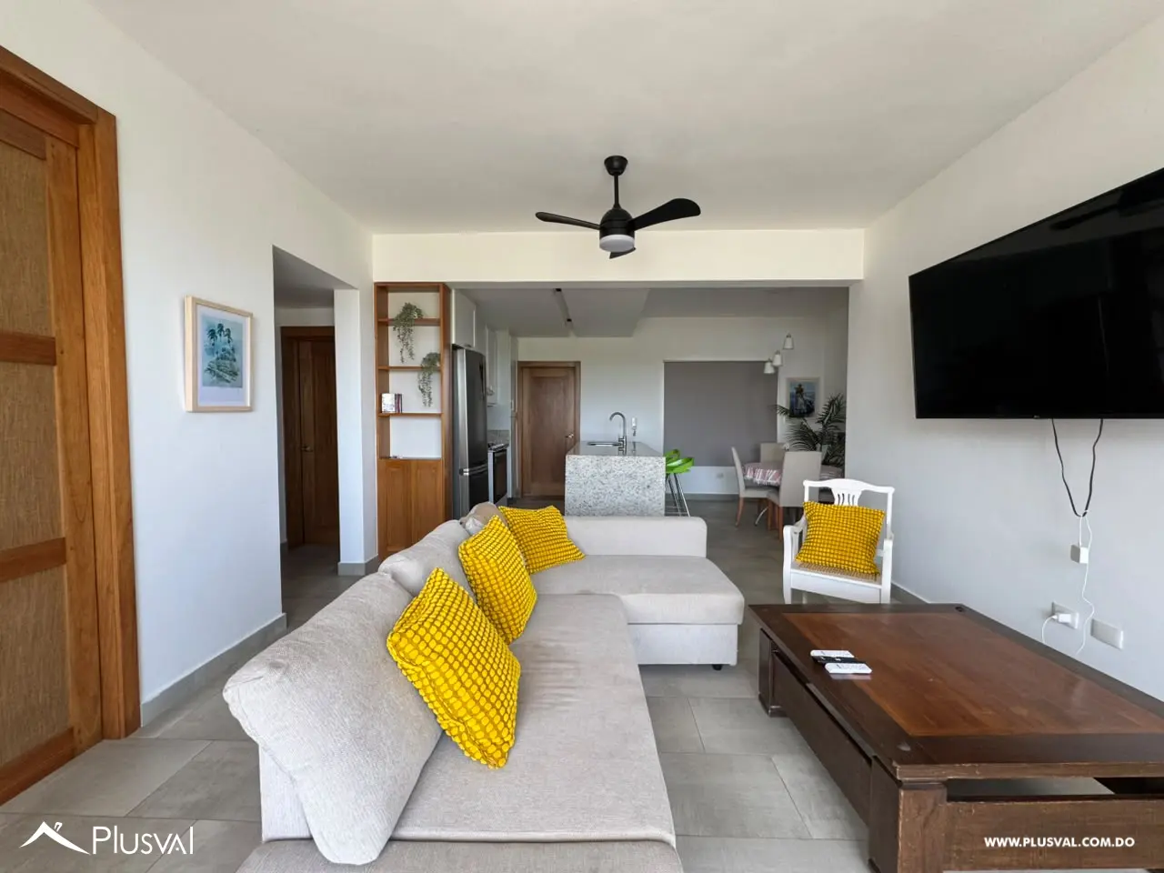 Apartamento amueblado dentro de la comunidad de Plantation, al lado de Playa Dorada 514517
